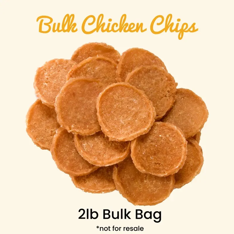 Farm to Pet Bulk Chicken Chips Natural Dog Treats  2 lb