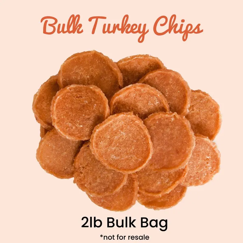 Farm to Pet Bulk Turkey Chips Natural Dog Treats  2 lb