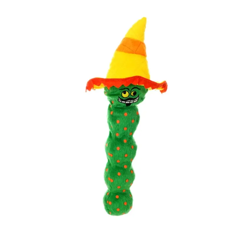 Mighty Tequila Worm - Green, Squeaky Dog Toy, No Stuffing