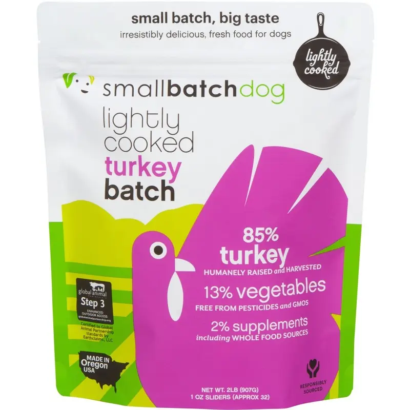 Small Batch Lightly Cooked Turkey Meat for Pets  Premium Quality and Flavor