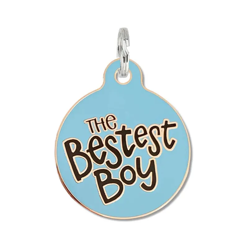 The Bestest Boy - Personalized Dog ID Tag