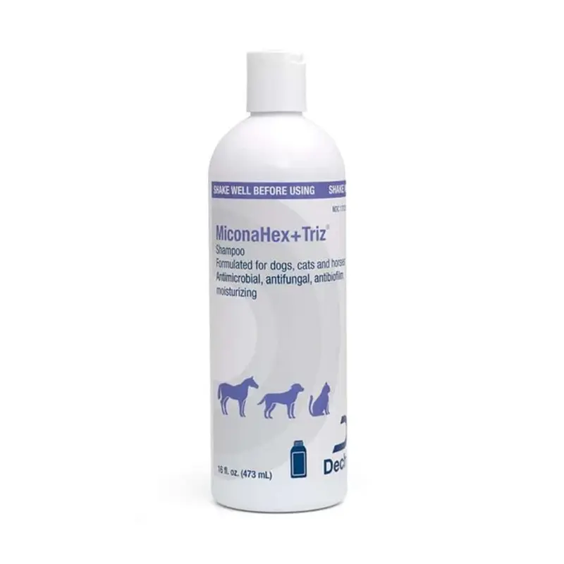 Dechra MiconaHex+Triz Shampoo for Dogs and Cats 8-ounce bottle