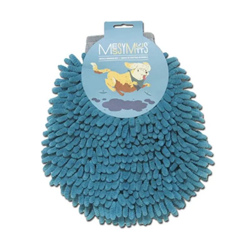 Messy Mutts Chenille Dog Grooming Mitt