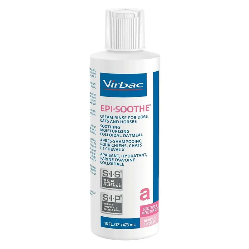 Virbac Epi-Soothe Oatmeal Cream Rinse and Conditioner for Dogs and Cats
