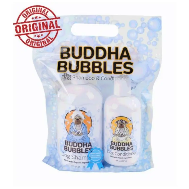 Buddha Bubbles Organic Dog Shampoo & Conditioner (Grab-and-Go Set)