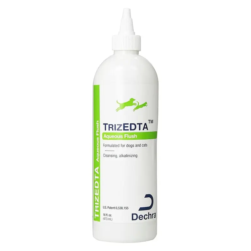 Dechra TrizEDTA Aqueous Flush Ear Care for Dogs and Cats 4-ounce bottle
