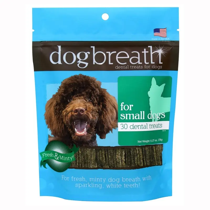 Herbsmith Dog Breath Dental Dog Treats 30 Small Chews