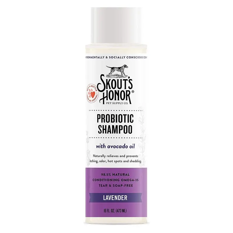 Skout's Honor Probiotic Shampoo for Dogs and Cats - Lavender
