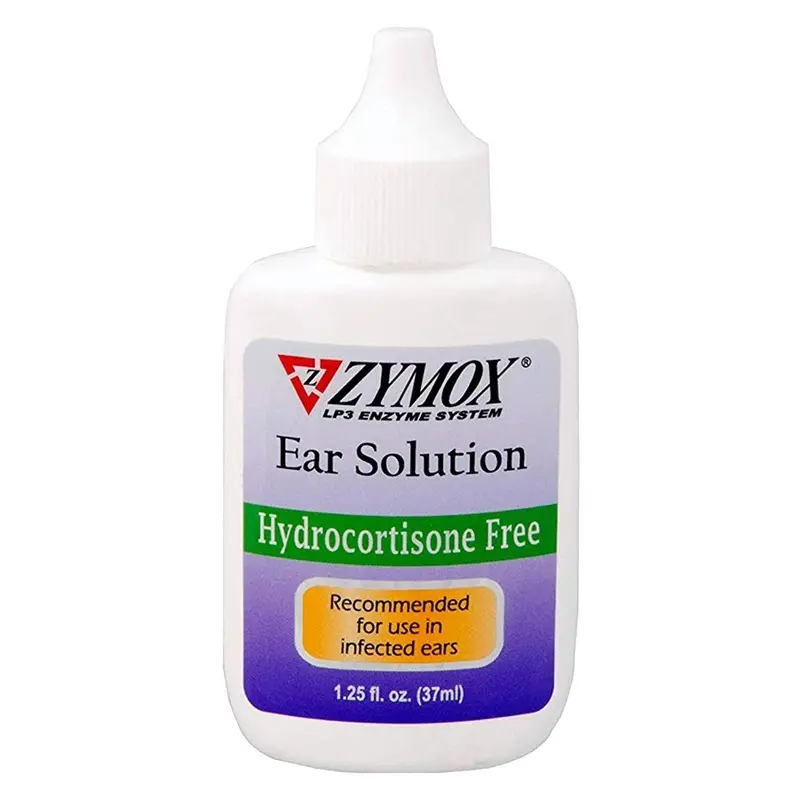 ZYMOX Ear Solution for Dogs and Cats - Hydrocortisone Free