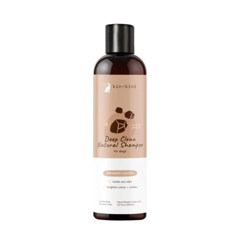 kin+kind Deep Clean Organic Dog Shampoo - Almond+Vanilla