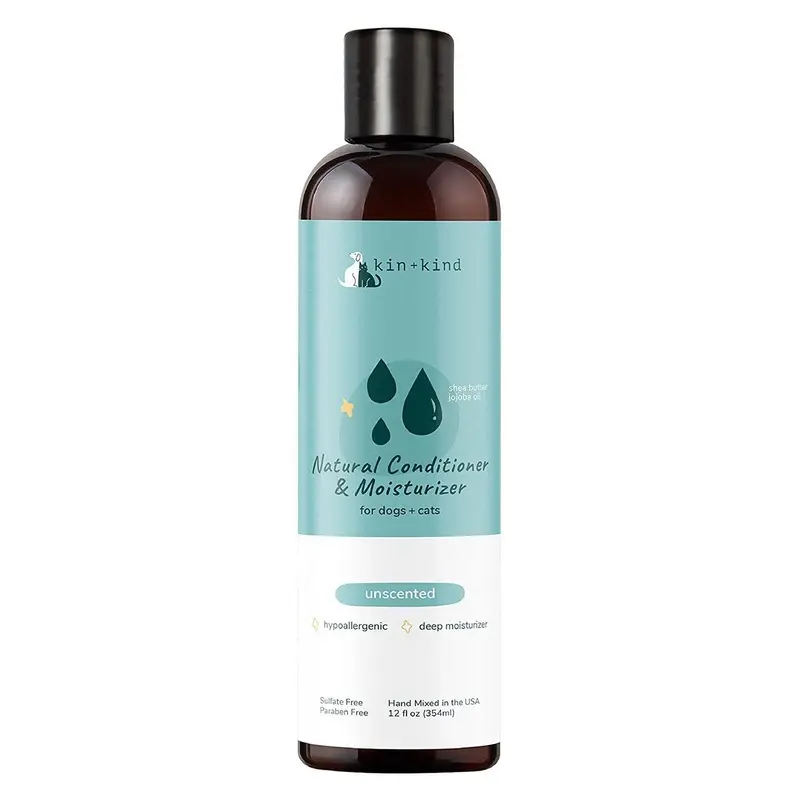 kin+kind Natural Conditioner and Moisturizer for Dogs & Cats - Unscented