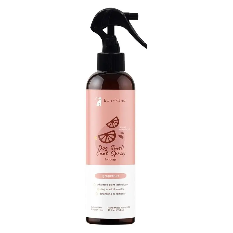 kin+kind Pet Smell Coat Spray for Dogs & Cats - Grapefruit