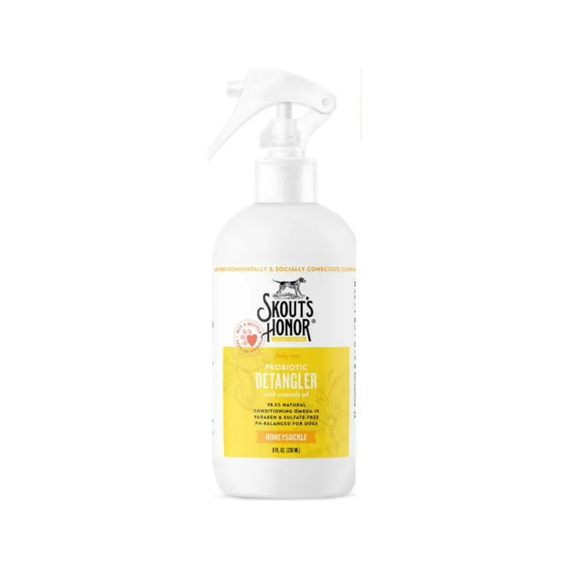 Skout's Honor Probiotic Detangler for Dogs and Cats - Honeysuckle