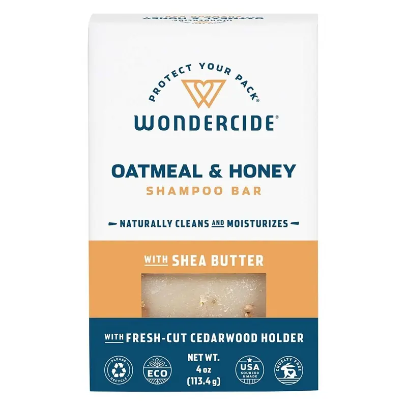 Wondercide Shampoo Bar for Dogs and Cats - Oatmeal & Honey .5 oz Trial Size - Out of Stock!