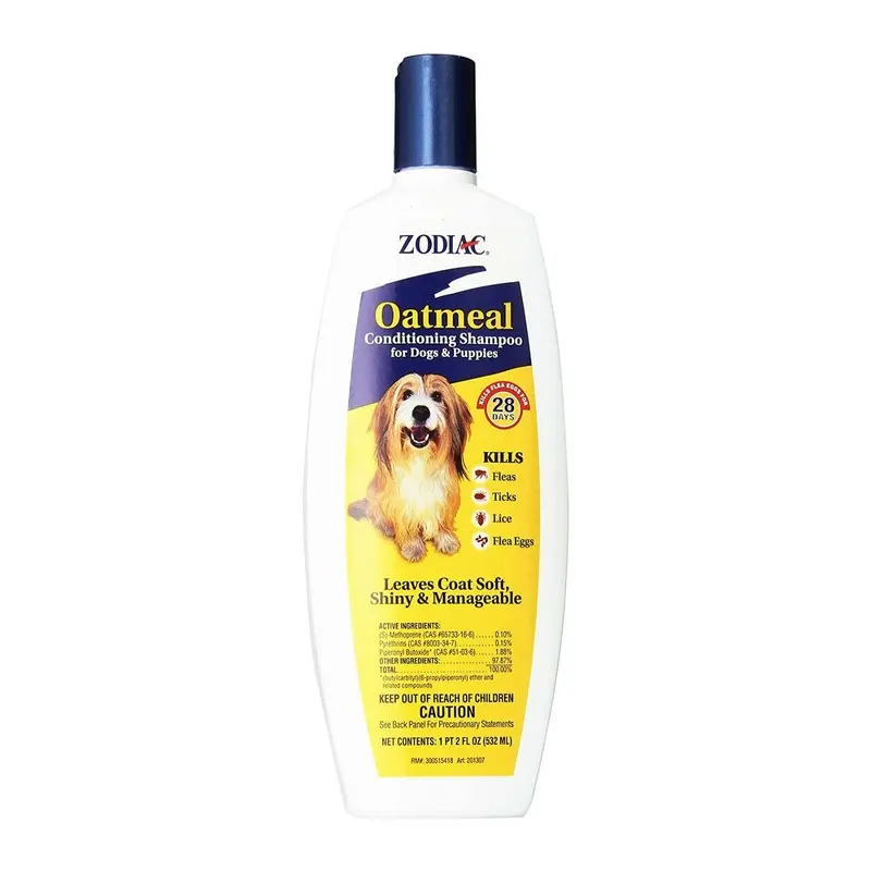 Zodiac Oatmeal Flea & Tick Dog & Puppy Conditioning Shampoo