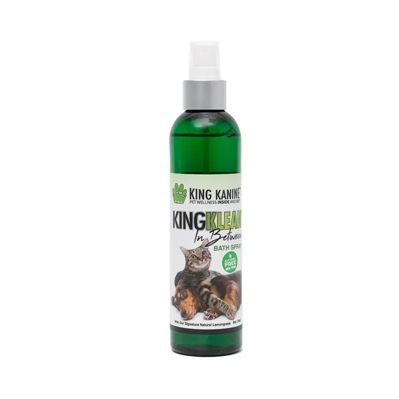 King Kanine King Klean In-Between Bath Spray for Dogs & Cats 8 fl. oz. - Out of Stock!