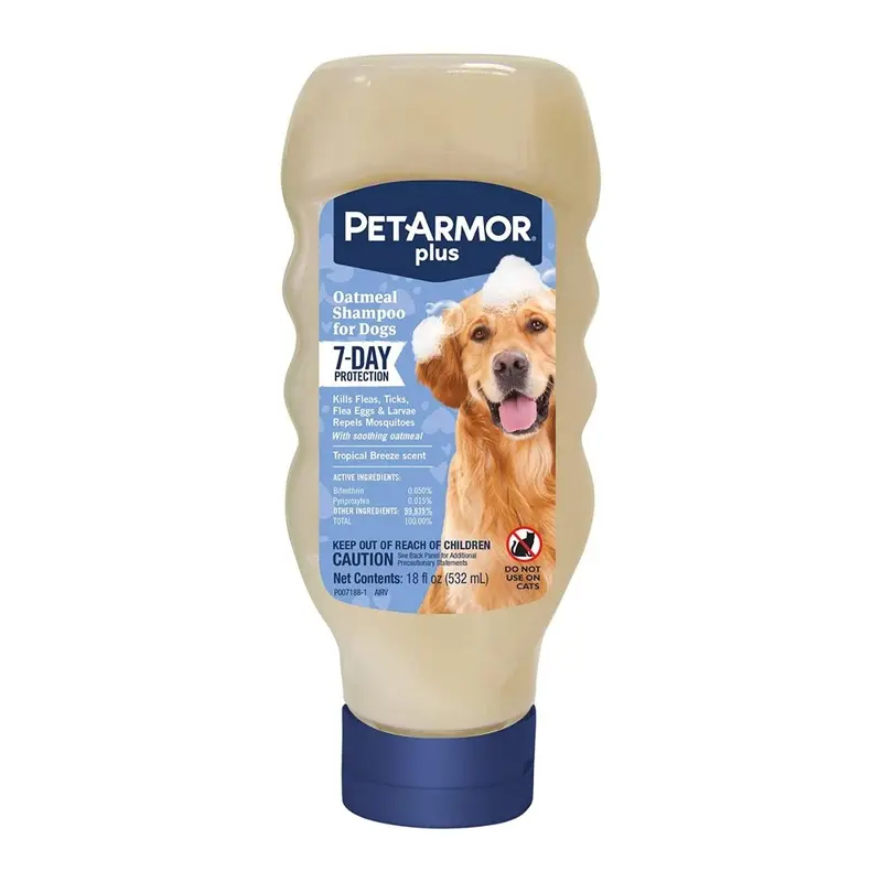 PetArmor Plus Oatmeal Dog Shampoo - Tropical Breeze Scent