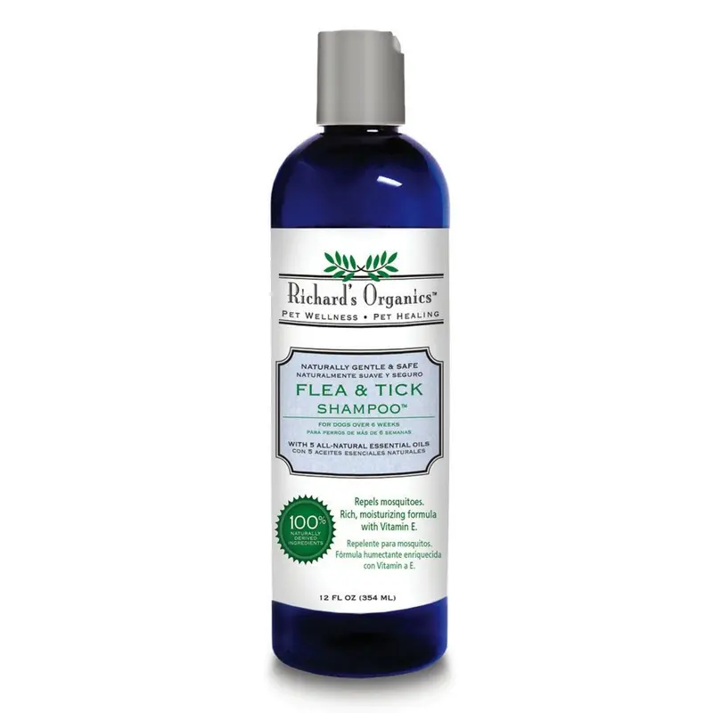 Richard's Organics Flea and Tick Dog Shampoo
