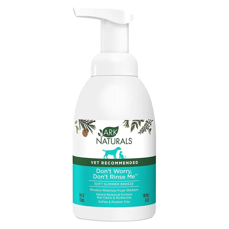 Ark Naturals Don't Worry Don't Rinse Me Dry Pet Shampoo