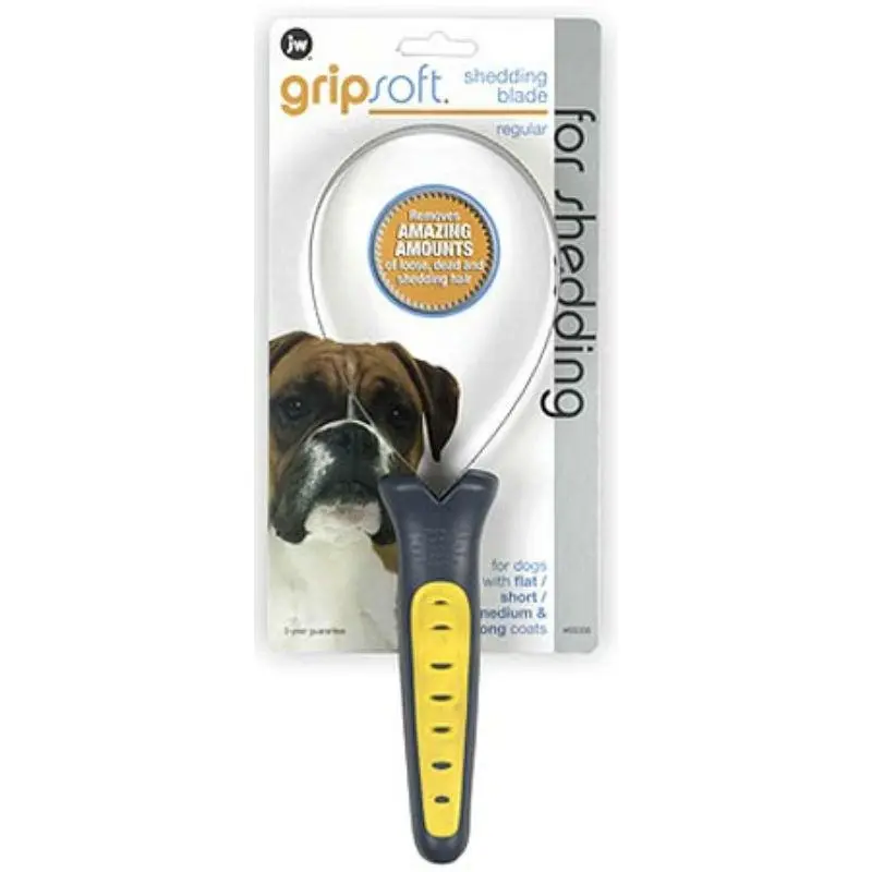 JW Pet Gripsoft Shedding Blade for Dogs One Size - Out of Stock!