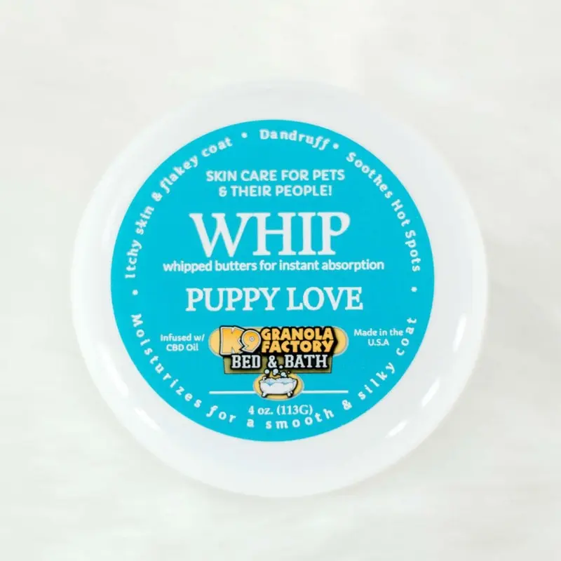 K9 Granola Factory WHIP Body Butter Dog Moisturizer - Puppy Love