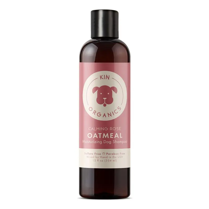kin+kind Organics Calming Rose Organic Oatmeal Dog Shampoo
