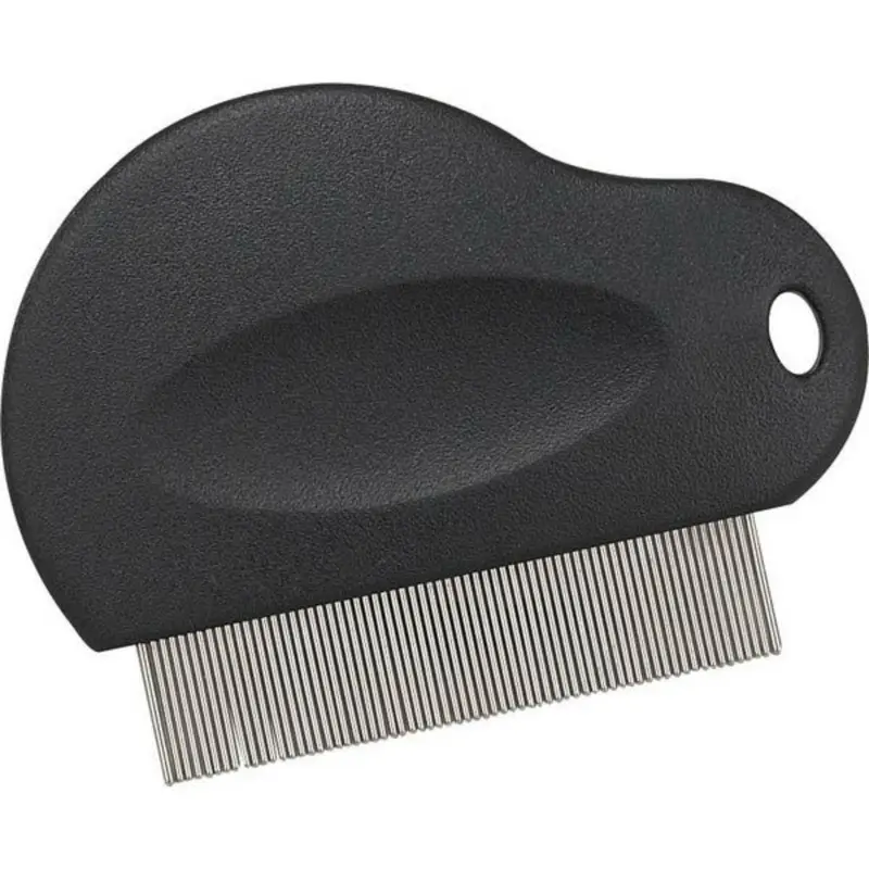 Master Grooming Tools Flea Comb for Dogs and Cats - Black
