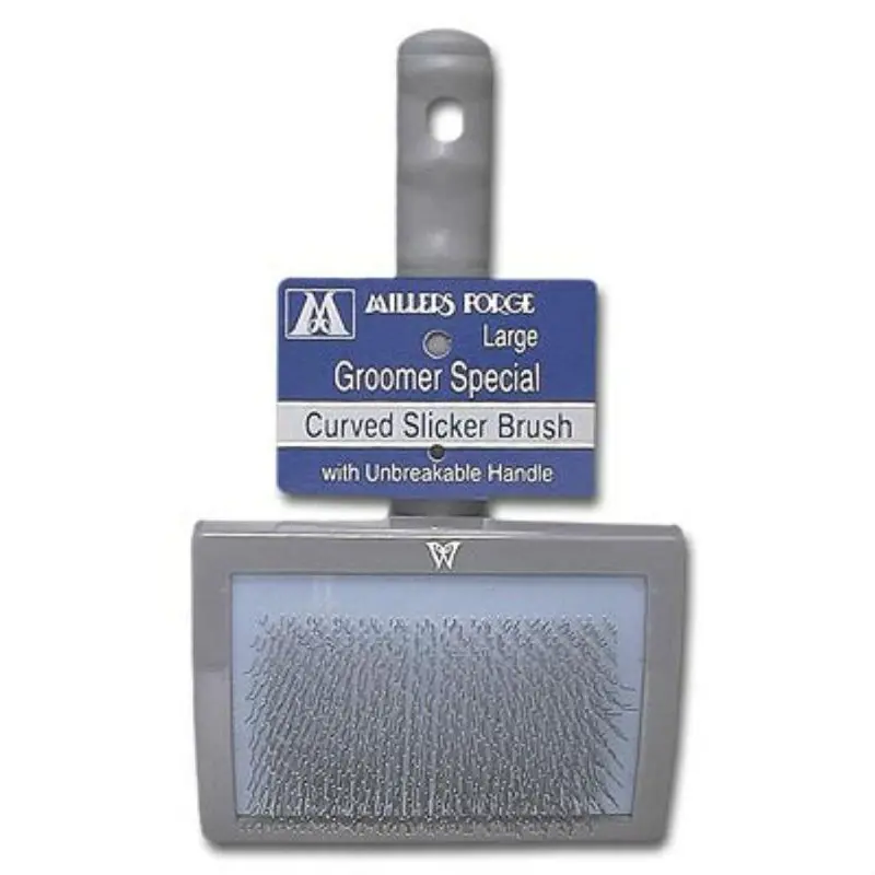 Millers Forge Curved Slicker Dog Brush Mini