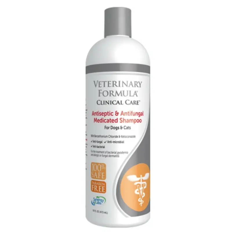 Veterinary Formula Clinical Care Antiseptic & Antifungal Medicated Dog Shampoo
