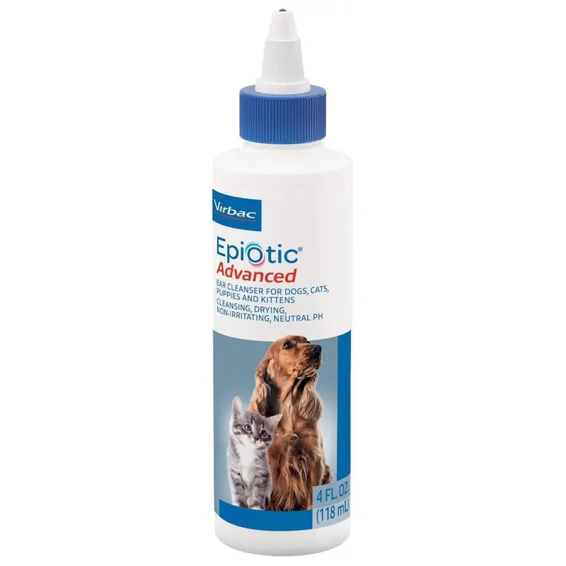 Virbac Epi-Otic Advanced Ear Cleanser For Dogs and Cats 8-ounce bottle