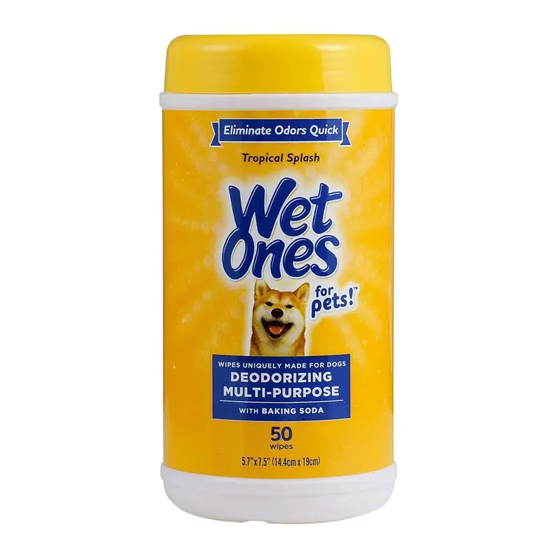 Wet Ones Deodorizing Multi-Purpose Dog Wipes - Tropical Splash 50 Count - Out of Stock!